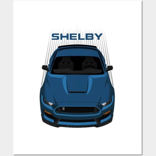 Ford Mustang Shelby GT350 2015 - 2020 - Ford Performance Blue Posters and Art